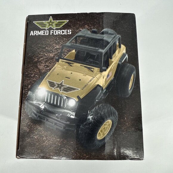 Remote Control  RC Desert Patrol Jeep Armed Forces Rechargeable Vehicle USB - Picture 2 of 6